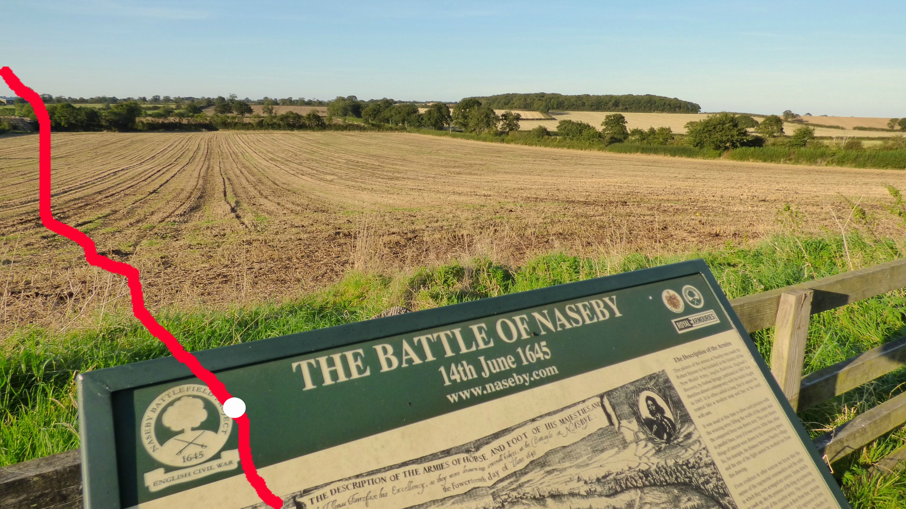English Civil War site
